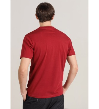 Bendorff Highman graficzna koszulka z krótkim rękawem czerwona