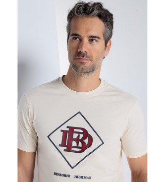 Bendorff T-shirt a maniche corte con grafica Highman bianca