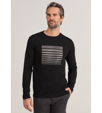 Bendorff Long sleeve graphic t-shirt eclipse collection black