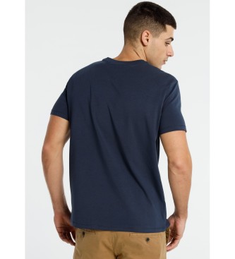 Bendorff T-shirt com logtipo azul