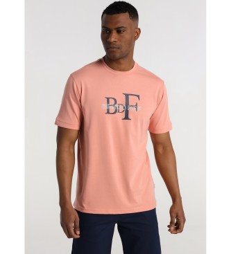 Bendorff T-shirt com logtipo cor-de-rosa