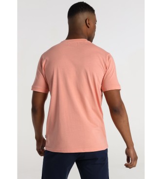 Bendorff T-shirt med rosa logotyp