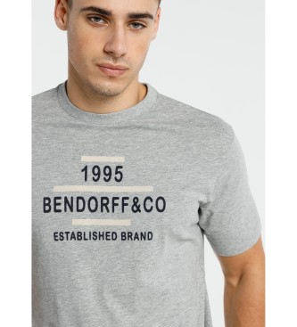 Bendorff T-shirt grigia con logo