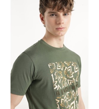 Bendorff T-shirt grfica folhas verdes