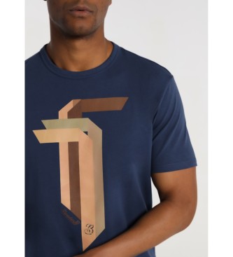 Bendorff Blauw grafisch T-shirt