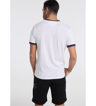 Bendorff T-shirt rétro abstrait blanc