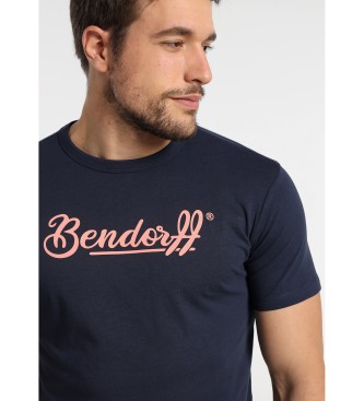 Bendorff T-shirt marine Brandering