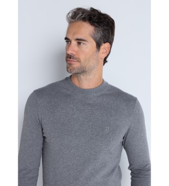 Bendorff BENDORFF - Jersey basico con cuello alto gris