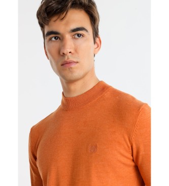 Bendorff Jersey bsico de punto cuello Perkins naranja