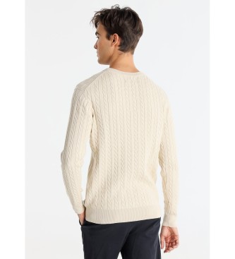 Bendorff Pull en tricot de coton tress beige