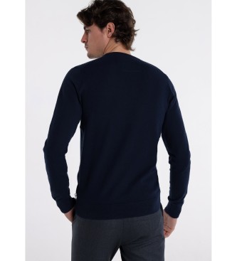 Bendorff Classico maglione girocollo blu scuro