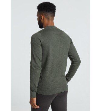 Bendorff Green box-collared sweater