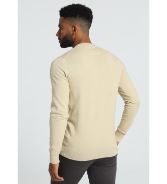 Bendorff Beige box-collared sweater