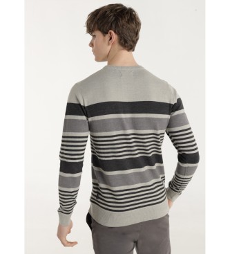 Bendorff Camisola com riscas cinzentas