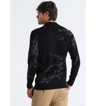 Bendorff Camisola em jacquard de mrmore preta