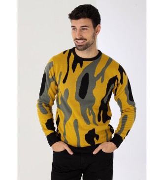 Bendorff Yellow Jaquard jumper