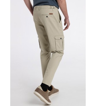 Bendorff Brown mid-case cargo trousers