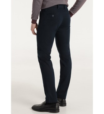 Bendorff Navy Regular Fit chino trousers