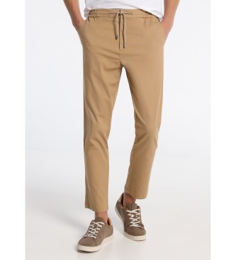 Bendorff Pantaloni in vita elasticizzati marroni