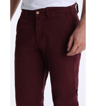 Bendorff Pantaln Chino Regular Fit granate