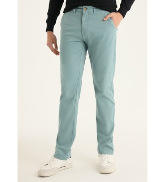 Bendorff Pantalon Chino Regular - Taille moyenne Style dcontract vert
