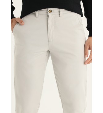 Bendorff Regular Chino Trousers - Medium Waist Classic Style |Gre in Inches