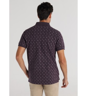 Bendorff Plo de manga curta com estampado de mini logtipos lils