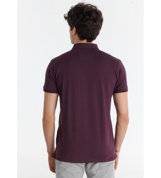 Bendorff Koszulka polo z krótkim rękawem w sportowym stylu slim elastic lilac