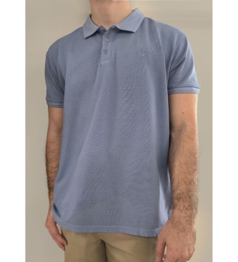 Bendorff Polo a maniche corte con logo sovratinto blu