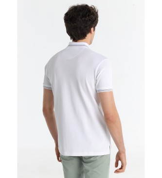 Bendorff Korte mouw jacquard geweven polo met cleps sluiting