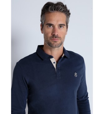 Bendorff BENDORFF - Langrmeliges Basic-Poloshirt navy