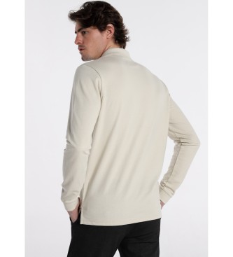 Bendorff Basic long sleeve brown polo shirt