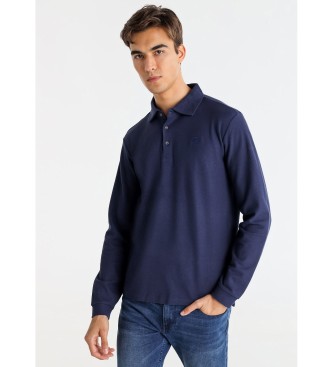 Bendorff Basic-Poloshirt aus marineblauem Piqu