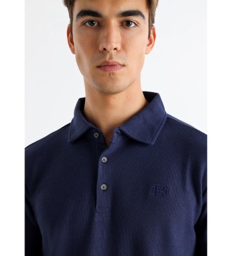 Bendorff Basic navy piqu polo shirt