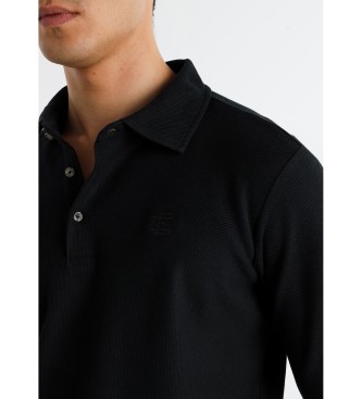 Bendorff Polo basic in piquet nero