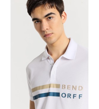 Bendorff BENDORFF - Polo de manga corta bordado blanco