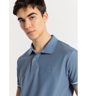 Bendorff BENDORFF - Short-sleeved polo shirt with sleeve detail blue