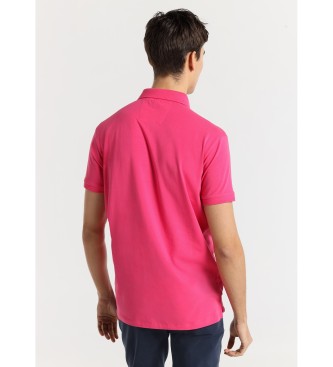 Bendorff BENDORFF - Rozciągliwa koszulka polo z krótkim rękawem w sportowym stylu, różowa