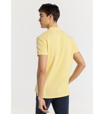 Bendorff BENDORFF - Classic short-sleeved polo shirt with mao collar yellow