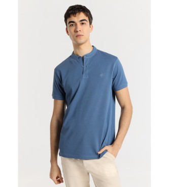 Bendorff BENDORFF - Classic short-sleeved polo shirt with mao collar, blue