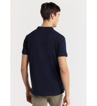 Bendorff BENDORFF - Classic short-sleeved polo shirt with navy mao collar