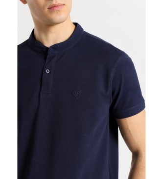 Bendorff BENDORFF - Classic short-sleeved polo shirt with navy mao collar