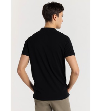 Bendorff BENDORFF - Classic short-sleeved polo shirt with black mao collar