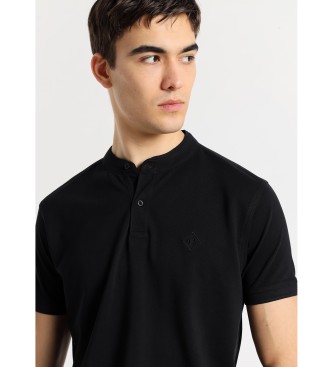 Bendorff BENDORFF - Classic short-sleeved polo shirt with black mao collar