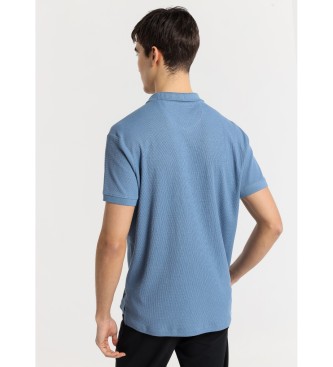 Bendorff BENDORFF - Kurzrmeliges Poloshirt aus Jacquardgewebe im klassischen Stil blau