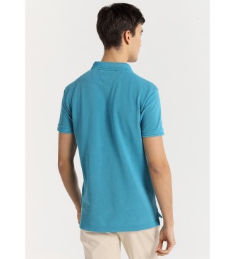 Bendorff BENDORFF - Koszulka polo z krótkim rękawem z gładkiej tkaniny w kolorze niebieskim