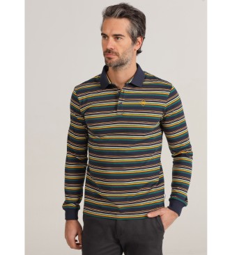 Bendorff Polo a maniche lunghe a righe multicolori