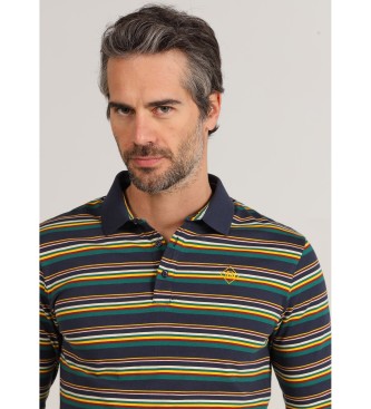 Bendorff Polo a maniche lunghe a righe multicolori