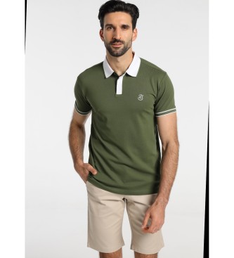 Bendorff Contrast khaki polo shirt