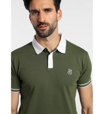 Bendorff Kontrastfarvet khaki polo shirt